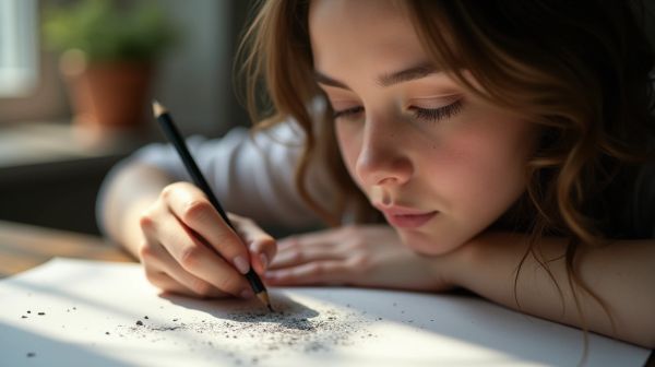 Aurélie Ferrara : portraits personnalisés et créations artistiques au crayon graphite